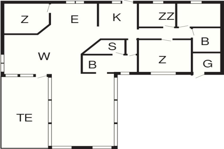 8 persoons vakantie huis in Knebel-By Traum-Plattegrond