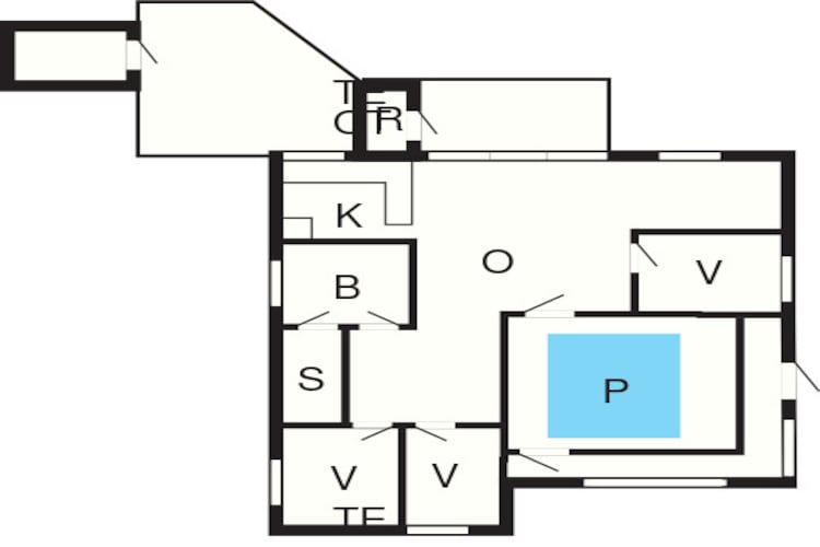 7 Personen Ferienhaus in Ørsted-Grundriss