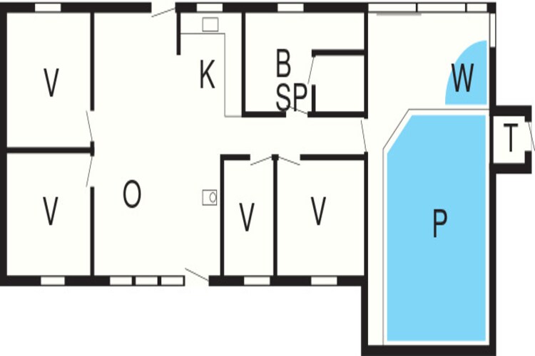 Rustige oase met zwembad -- By Traum Ferienwohnungen-Plattegrond