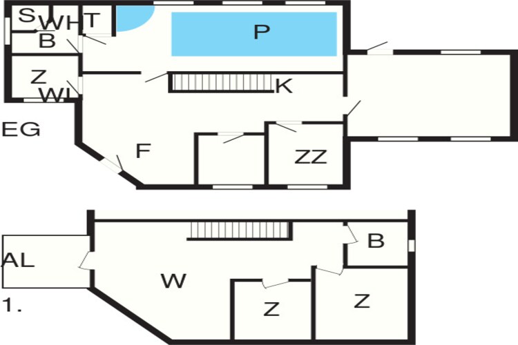 Luxe retraite met zwembad -- By Traum Ferienwohnungen-Plattegrond