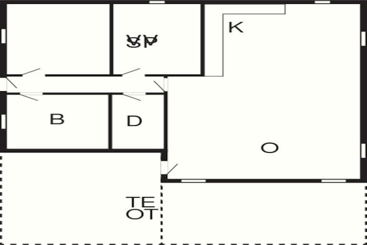 4 persoons vakantie huis in Henne-By Traum-Plattegrond