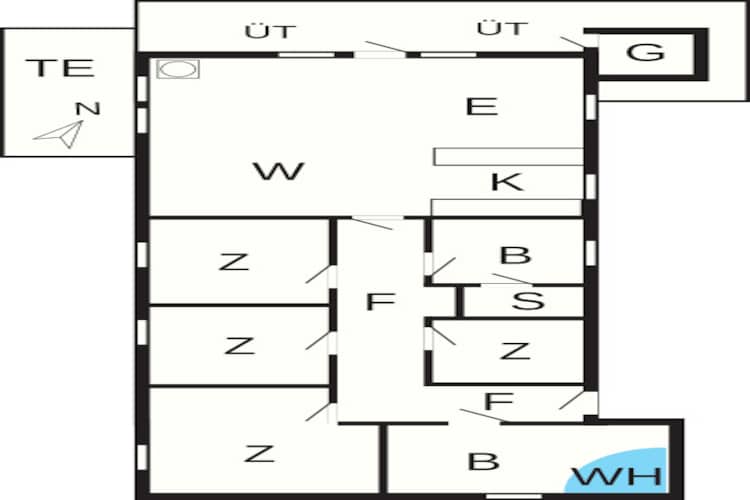 Secluded Retreat in Nature - Floor plan