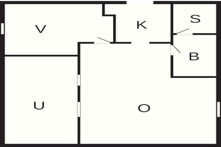 4 persoons vakantie huis in HÄSTVEDA-Plattegrond