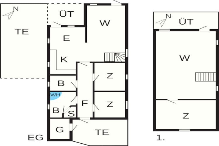 Luxe kust retraite -- By Traum Ferienwohnungen-Plattegrond