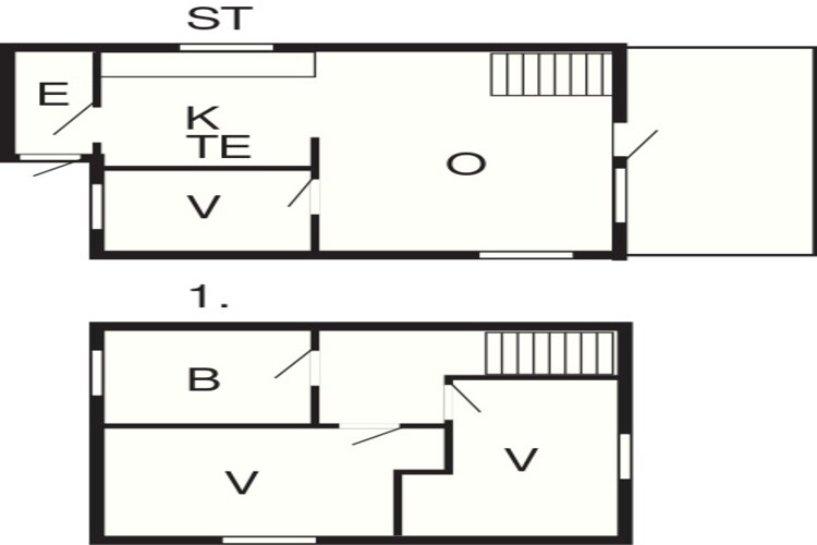 Zeezicht bij Rim -- By Traum Ferienwohnungen-Plattegrond