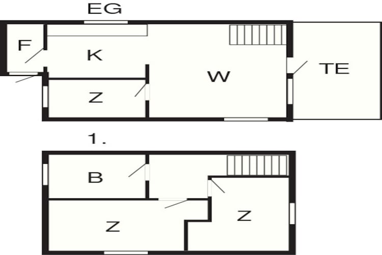 Zeezicht bij Rim -- By Traum Ferienwohnungen-Plattegrond