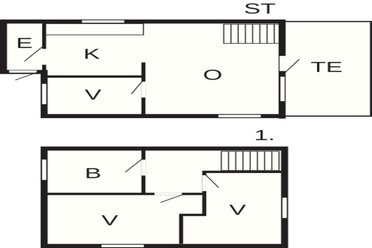 Zeezicht bij Rim -- By Traum Ferienwohnungen-Plattegrond