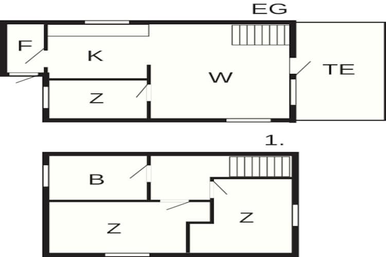 Zeezicht bij Rim -- By Traum Ferienwohnungen-Plattegrond