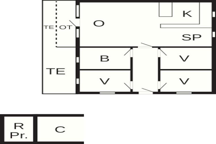5 persoons vakantie huis in Ansager-By Traum-Plattegrond
