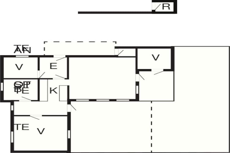 6 Personen Ferienhaus in Jerup-By Traum-Grundriss