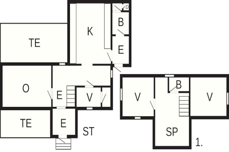 5 persoons vakantie huis in SÖLVESBORG-Plattegrond