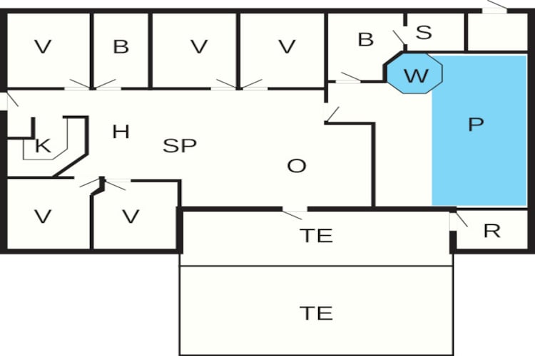 Luxe strandhuis met zwembad -- By Traum Ferienwohnungen-Plattegrond