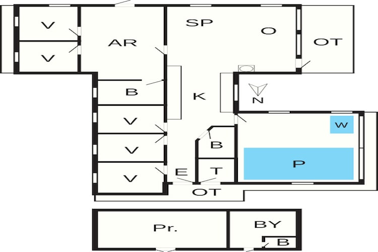 Luxe retraite met zwembad -- By Traum Ferienwohnungen-Plattegrond