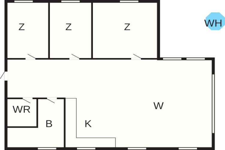 7 persoons vakantie huis in Jægerspris-By Traum-Plattegrond