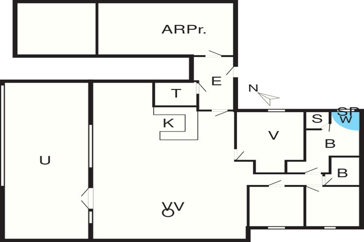 10 persoons vakantie huis in Brovst-By Traum-Plattegrond