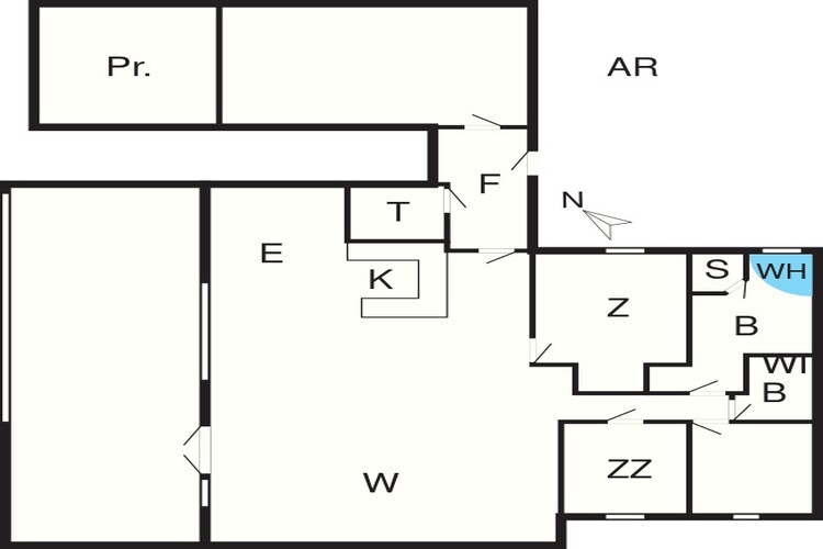 10 persoons vakantie huis in Brovst-By Traum-Plattegrond
