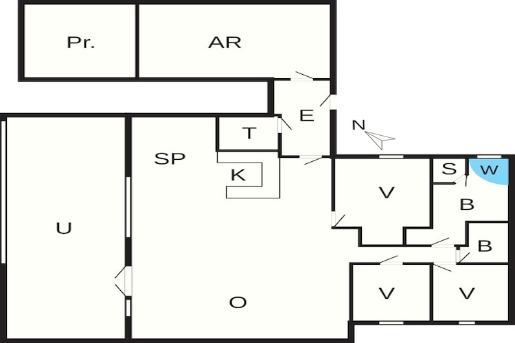 10 persoons vakantie huis in Brovst-By Traum-Plattegrond