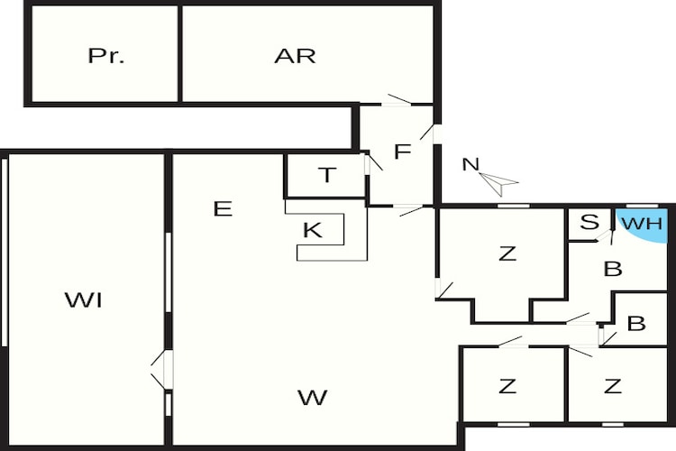 10 persoons vakantie huis in Brovst-By Traum-Plattegrond