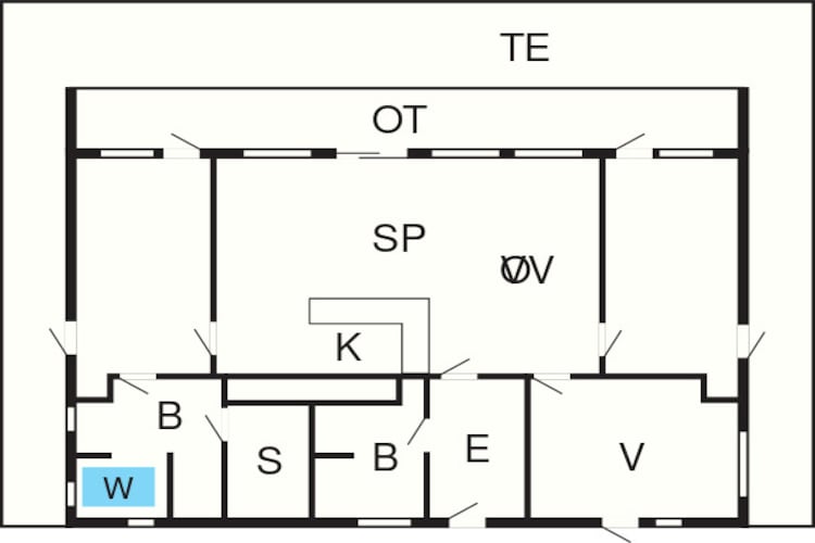 8 persoons vakantie huis in Brovst-By Traum-Plattegrond
