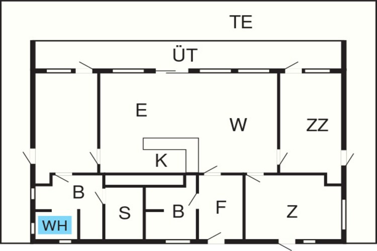 8 persoons vakantie huis in Brovst-By Traum-Plattegrond