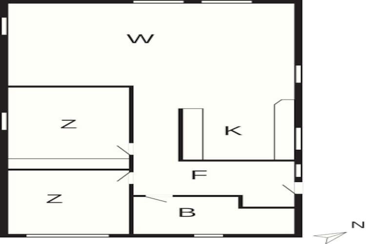 Modern toevluchtsoord bij strand -- By Traum Ferienwohnungen-Plattegrond