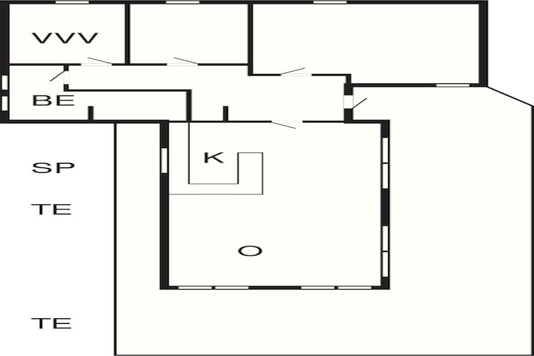 Gerestaureerde huisje in Bratten -- By Traum Ferienwohnungen-Plattegrond