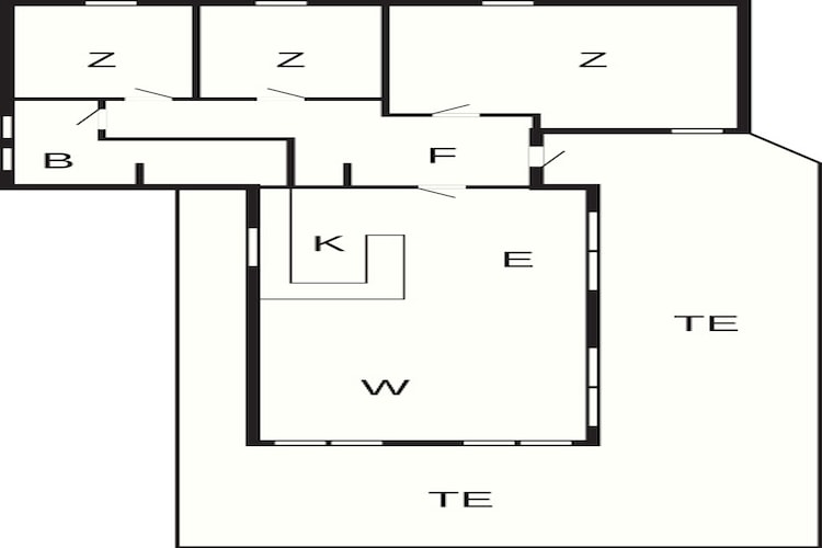 Gerestaureerde huisje in Bratten -- By Traum Ferienwohnungen-Plattegrond