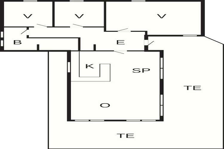 Gerestaureerde huisje in Bratten -- By Traum Ferienwohnungen-Plattegrond