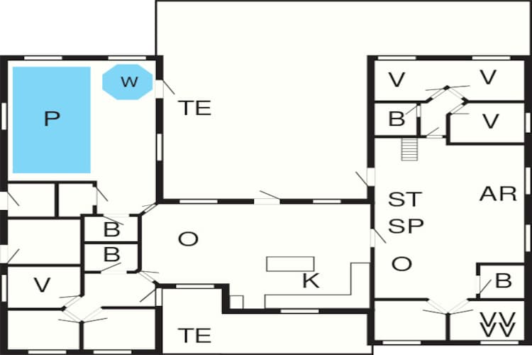 Maison de vacances pour 22 a Bogense-Plan d'étage