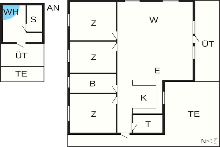 7 persoons vakantie huis in Lemvig-By Traum-Plattegrond