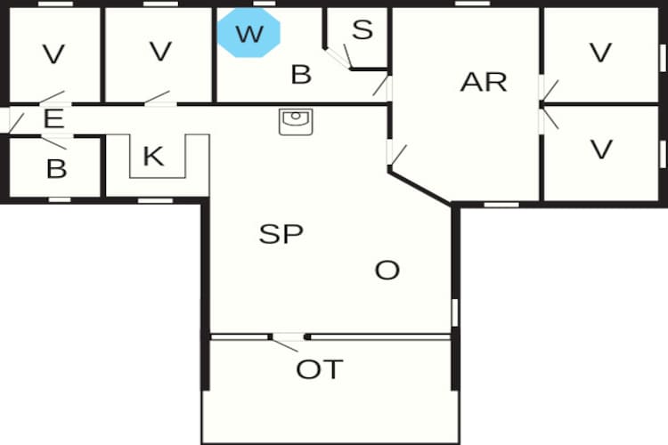 10 persoons vakantie huis in Løkken-By Traum-Plattegrond