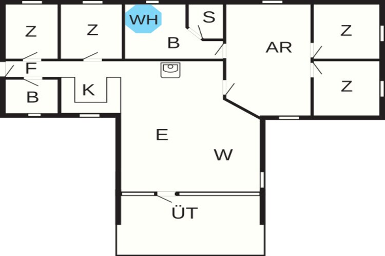 10 persoons vakantie huis in Løkken-By Traum-Plattegrond
