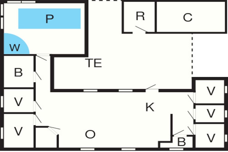 10 persoons vakantie huis in Glesborg-By Traum-Plattegrond