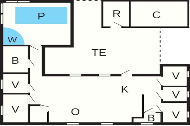 10 persoons vakantie huis in Glesborg-By Traum-Plattegrond