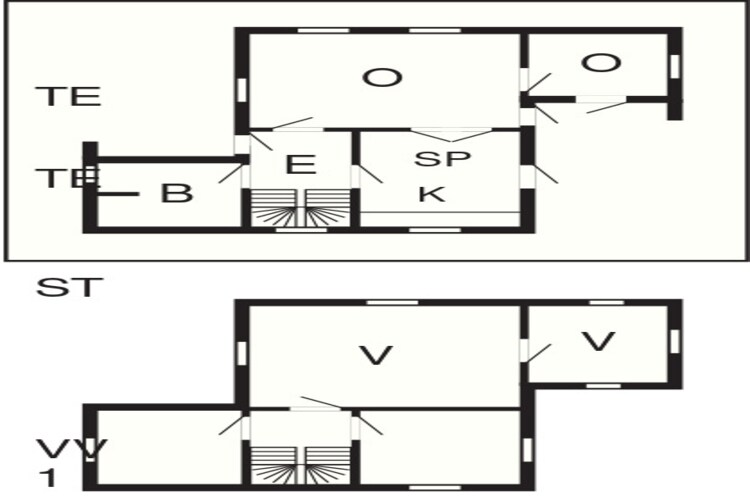 5 persoons vakantie huis in Harboøre-Plattegrond
