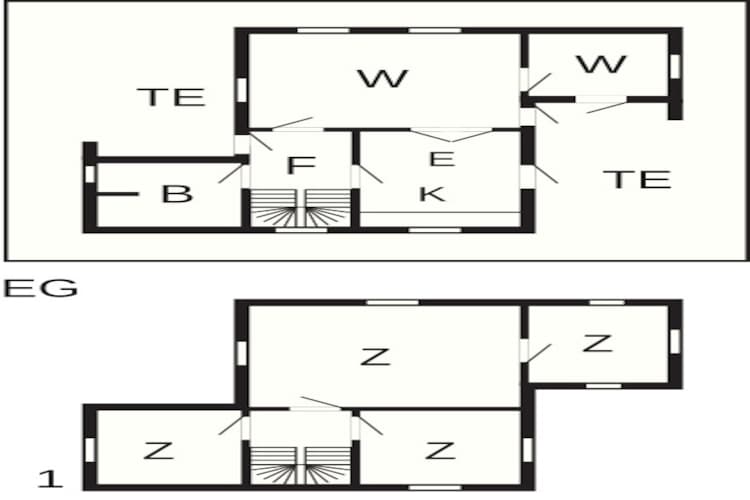 5 persoons vakantie huis in Harboøre-Plattegrond