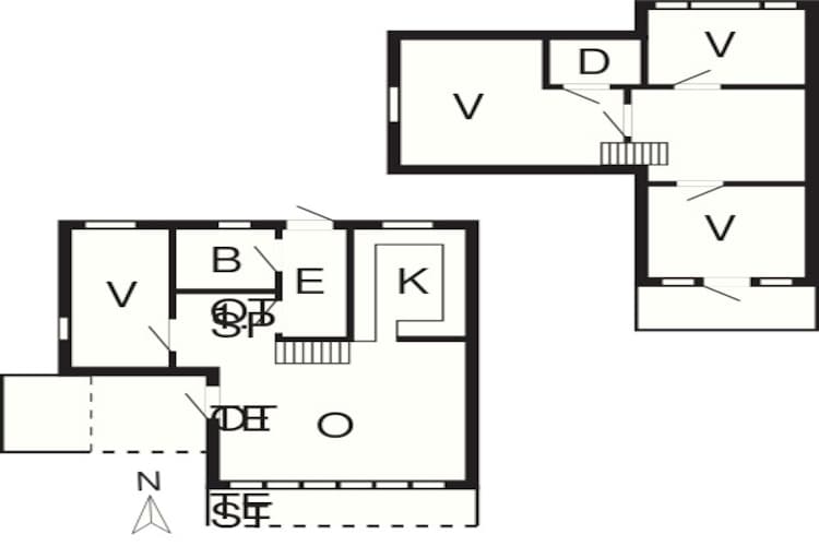 Kust ontsnapping in Hou -- By Traum Ferienwohnungen-Plattegrond