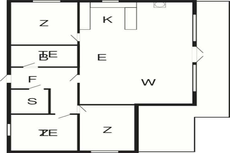 6 persoons vakantie huis in Nørre Nebel-By Traum-Plattegrond