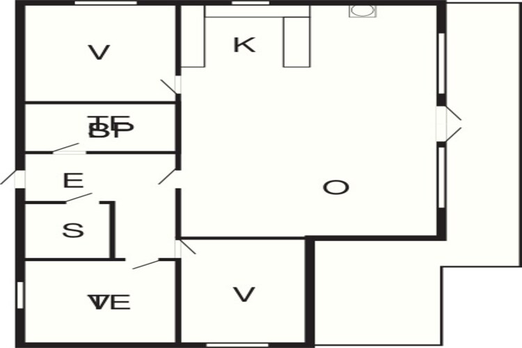 6 persoons vakantie huis in Nørre Nebel-By Traum-Plattegrond