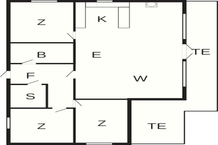 6 persoons vakantie huis in Nørre Nebel-By Traum-Plattegrond