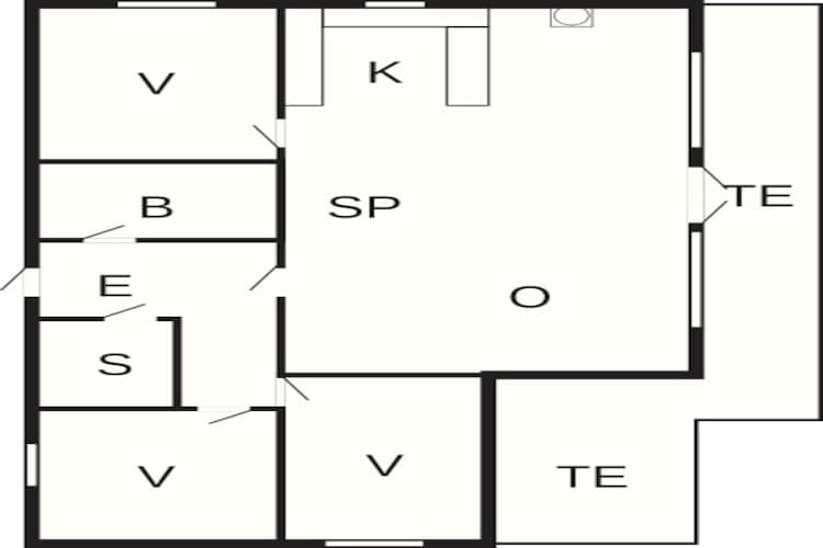 6 persoons vakantie huis in Nørre Nebel-By Traum-Plattegrond