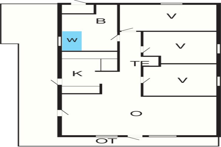 6 persoons vakantie huis in Jerup-By Traum-Plattegrond