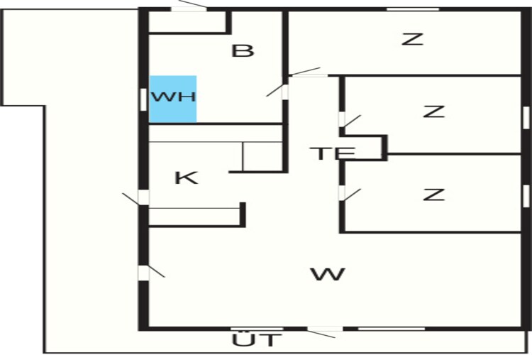 6 persoons vakantie huis in Jerup-By Traum-Plattegrond
