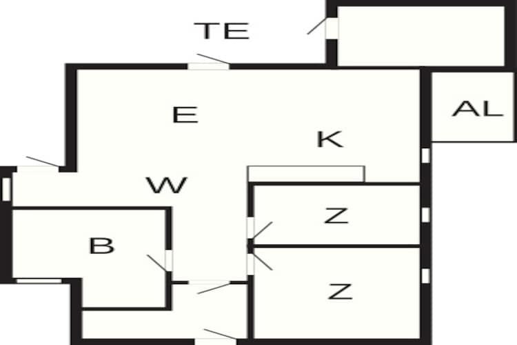 Afgelegen strand toevluchtsoord -- By Traum Ferienwohnungen-Plattegrond