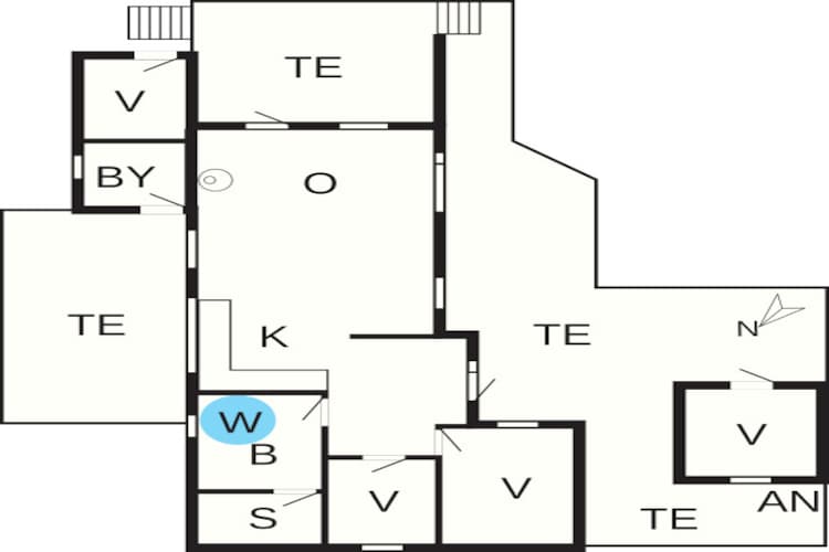 Afgelegen strand retraite -- By Traum Ferienwohnungen-Plattegrond