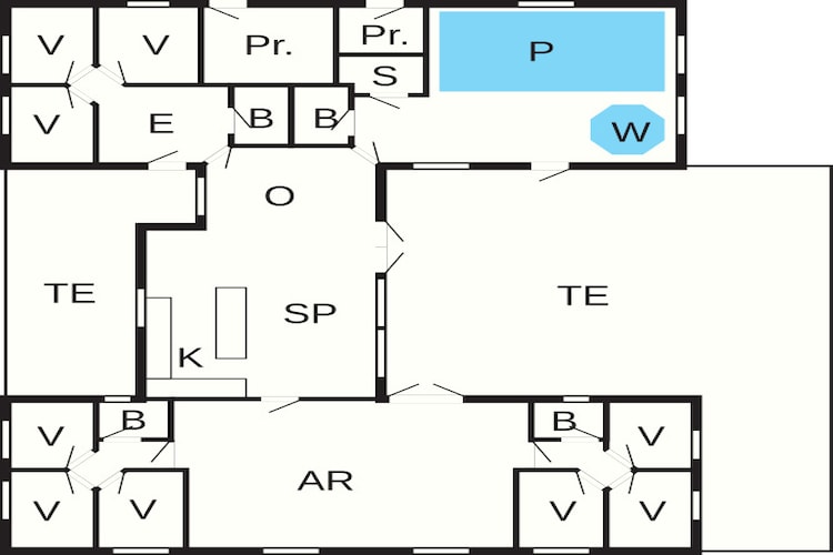 TYP 345-Plattegrond