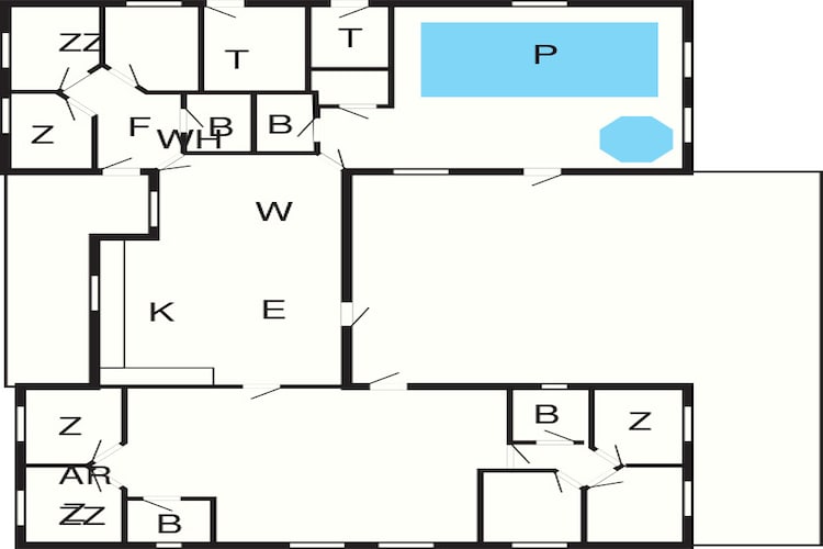 20 person holiday home in Vejby-Floor plan