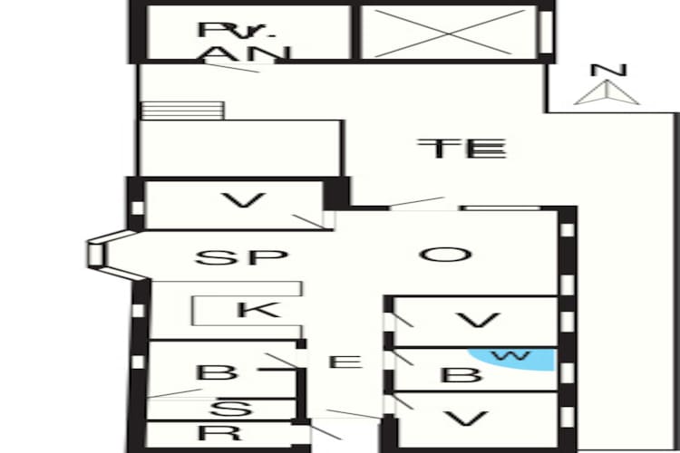 6 persoons vakantie huis in Løkken-By Traum-Plattegrond