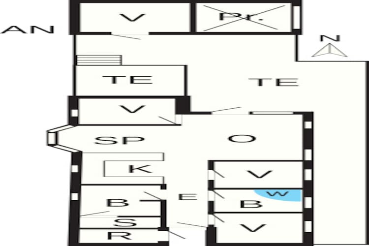 6 persoons vakantie huis in Løkken-By Traum-Plattegrond