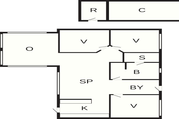 6 persoons vakantie huis in Spøttrup-By Traum-Plattegrond